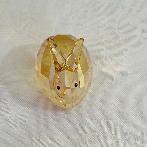 Swarovski Crystal Hare Golden Shadow Rabbit Bunny Figurine 1089876 - Picture 6 of 15